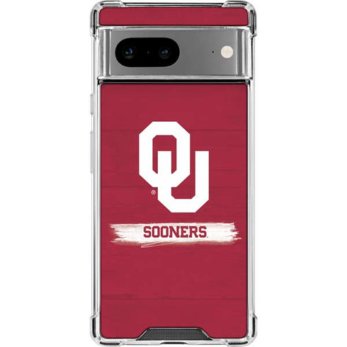 University of Oklahoma Sooners Google Pixel 7a Clear Case